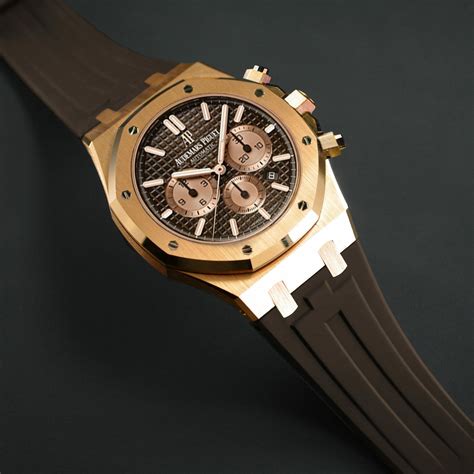 audemars piguet band strap|audemars piguet with rubber strap.